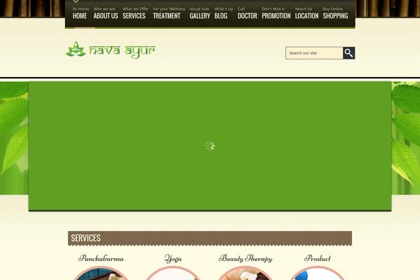 SPA Treats theme site design template sample