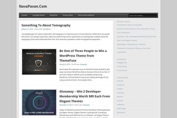 Esplanade theme site design template sample