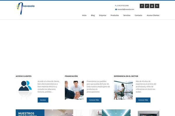 Magnis theme site design template sample