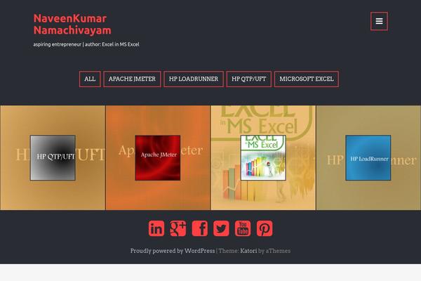 Katori theme site design template sample