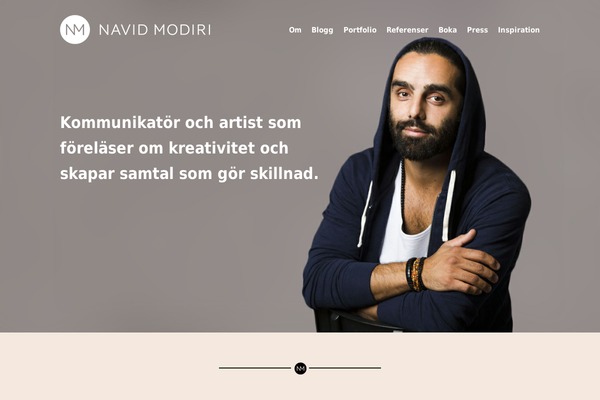 Nm theme site design template sample