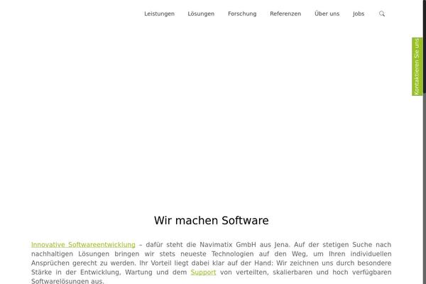 Site using WP Contact Slider plugin