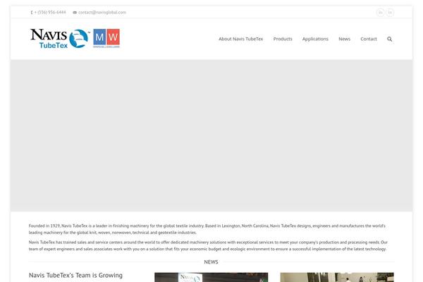 navisglobal.com site used The7