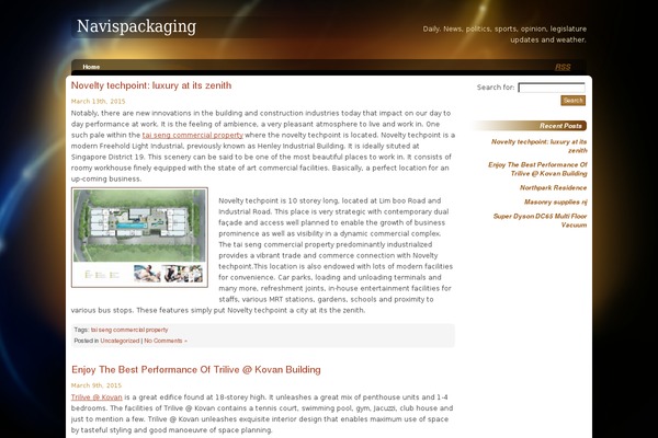 Glowing Amber theme site design template sample