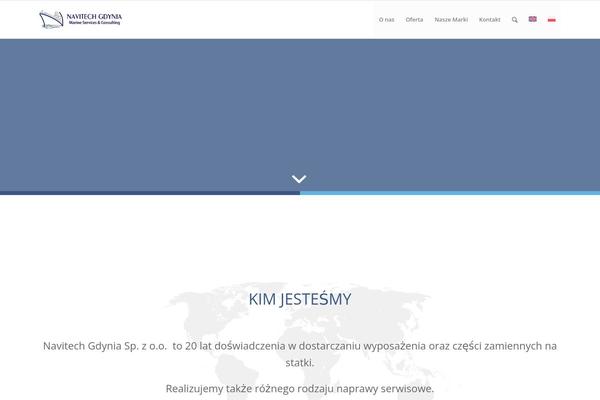 Navi theme site design template sample