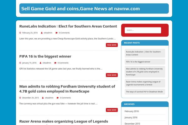 MH Joystick lite theme site design template sample