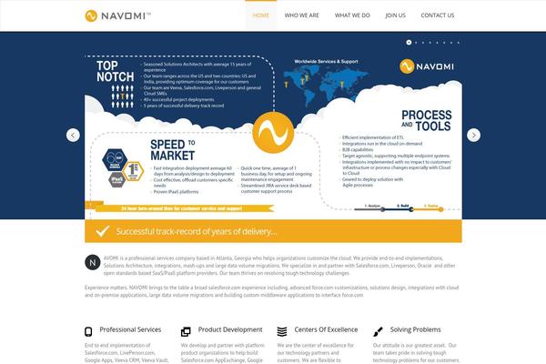 Athena theme site design template sample
