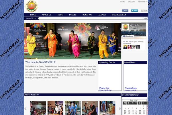 Site using Image slider with description plugin