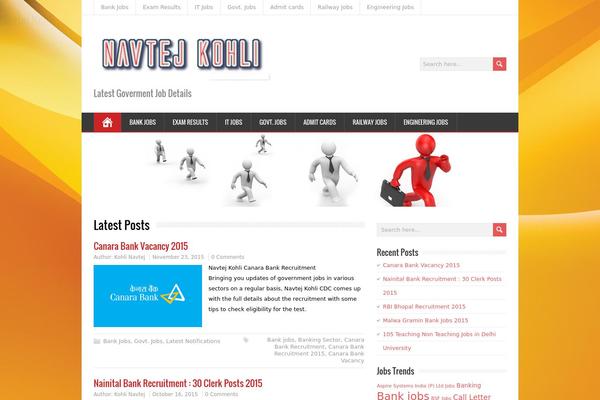 MineZine theme site design template sample