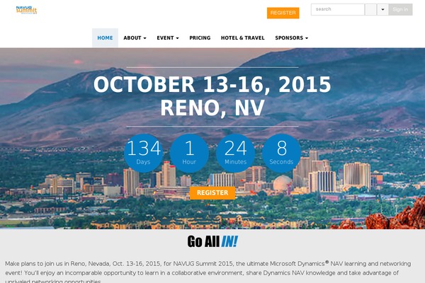 Event Manager theme site design template sample