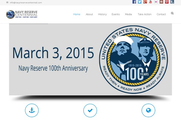 navyreservecentennial.com site used Centennial