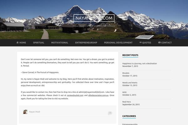 Griffin theme site design template sample