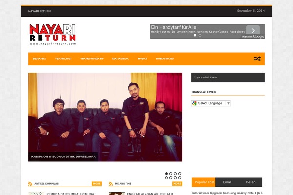 CleanBIZ theme site design template sample