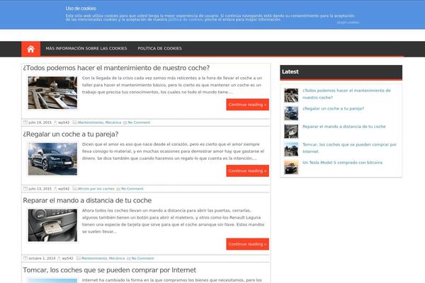 Magazine Style theme site design template sample