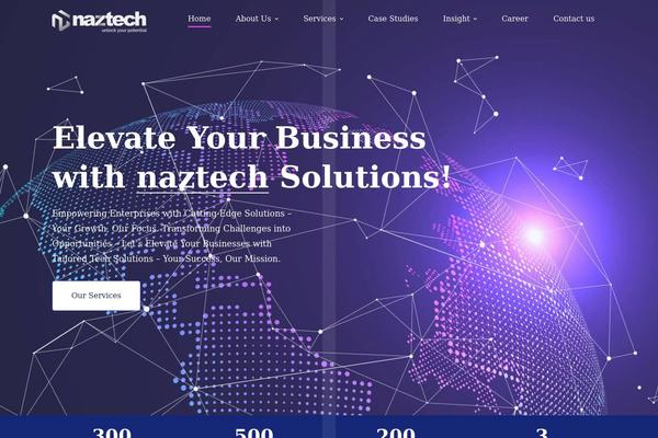 Mitech theme site design template sample