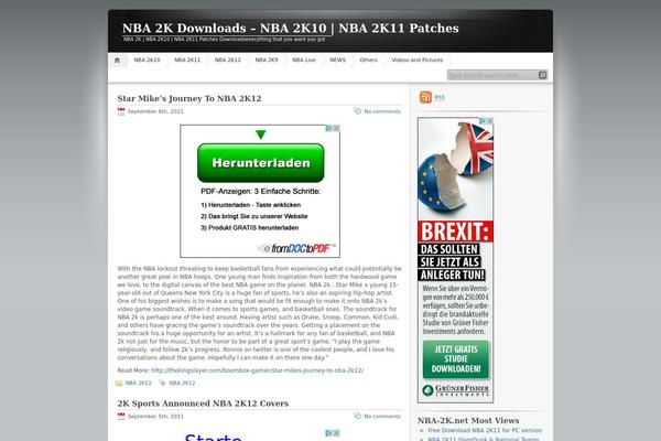 iNove theme site design template sample