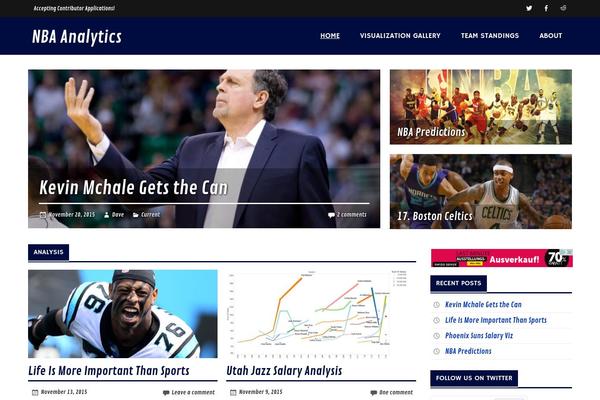 Glades theme site design template sample