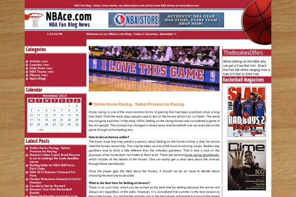 nbace.com site used Hiperminimalist
