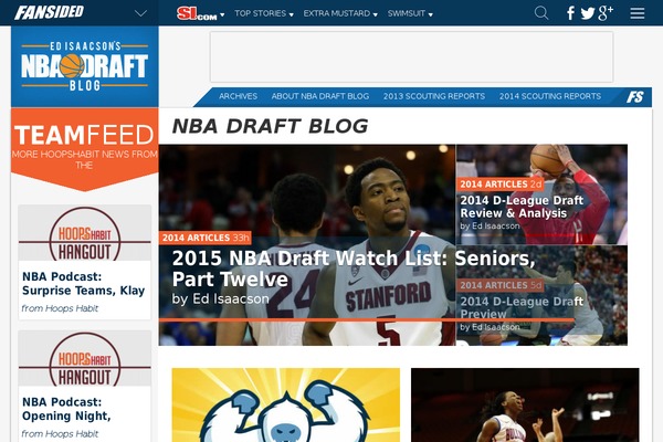 Fansided_v4 theme site design template sample