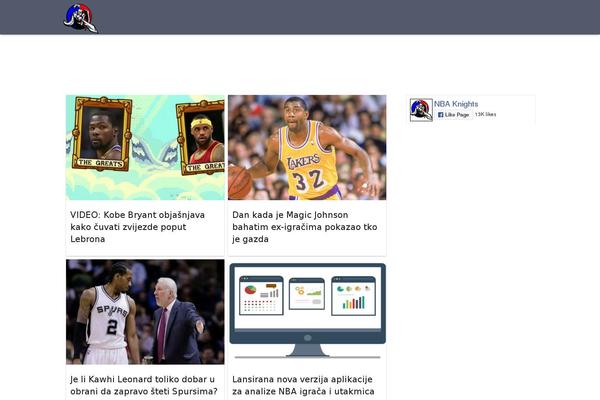 Zephyr theme site design template sample