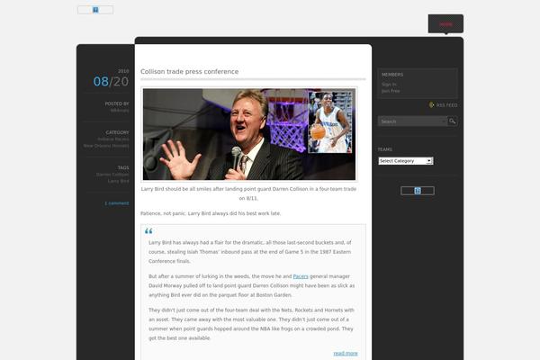 monochrome theme site design template sample