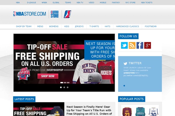 Maginess theme site design template sample