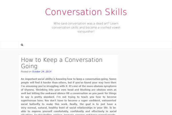 Coeur theme site design template sample