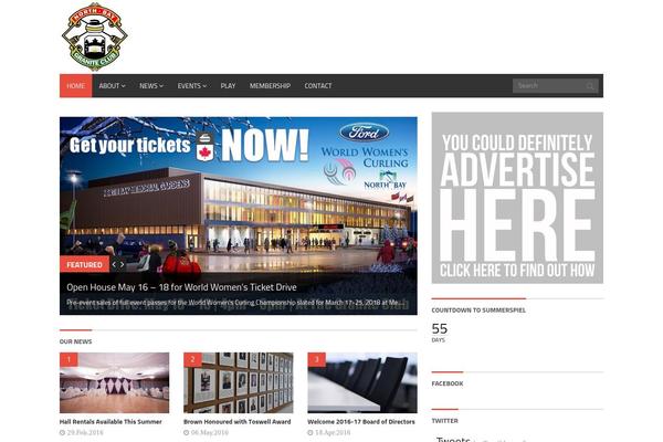 Sportsline theme site design template sample