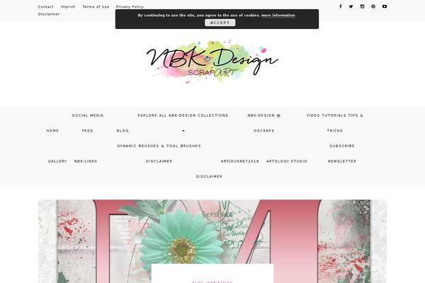 Natalie theme site design template sample