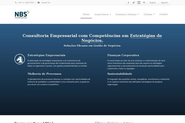 Envision theme site design template sample