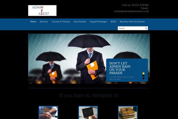 Simple Business WP theme site design template sample