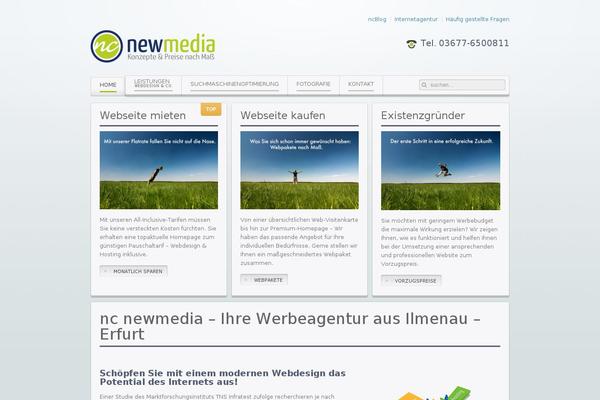 Balance theme site design template sample