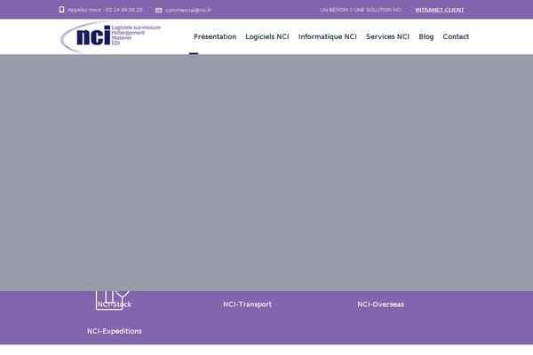 Transcargo-child theme site design template sample