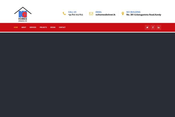 Roof theme site design template sample