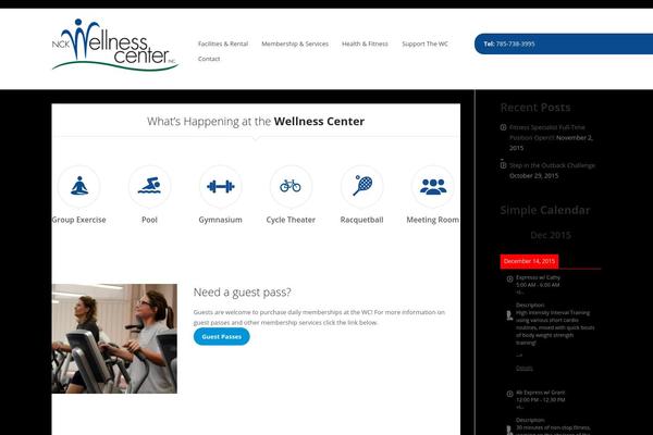 GetFit theme site design template sample