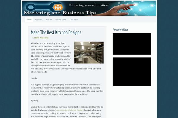 Focus theme site design template sample