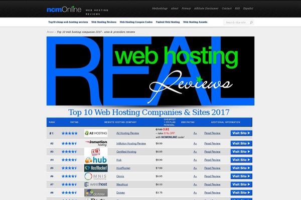 InReview theme site design template sample