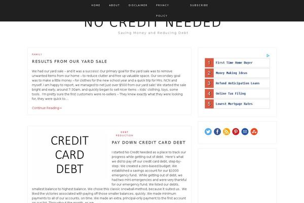 Blog Way theme site design template sample