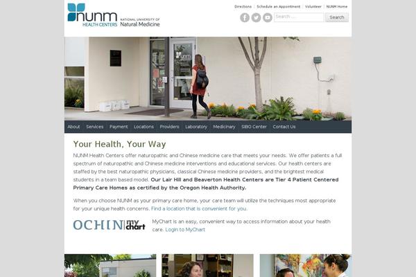 nunm theme websites examples