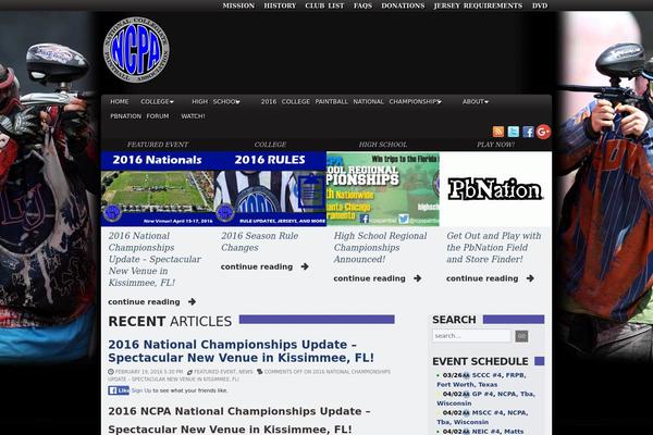 ncpapaintball.com site used Yamidoo Magazine
