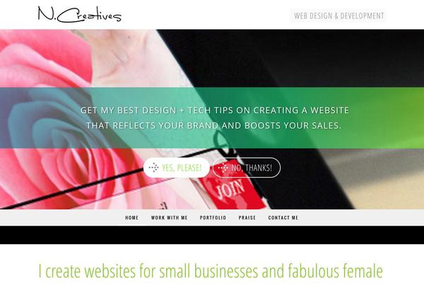 Parallax Pro theme site design template sample