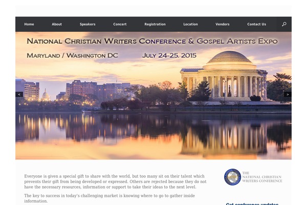 Vantage theme site design template sample