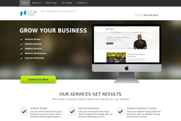 Brilliance theme site design template sample