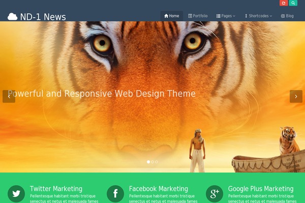 Flattheme theme site design template sample