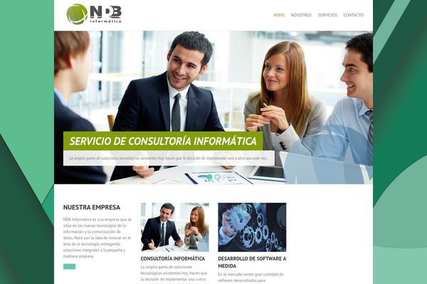 Interface theme site design template sample