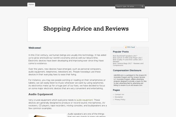 zBench theme site design template sample