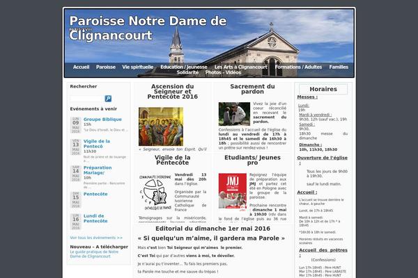 Mandigo theme site design template sample