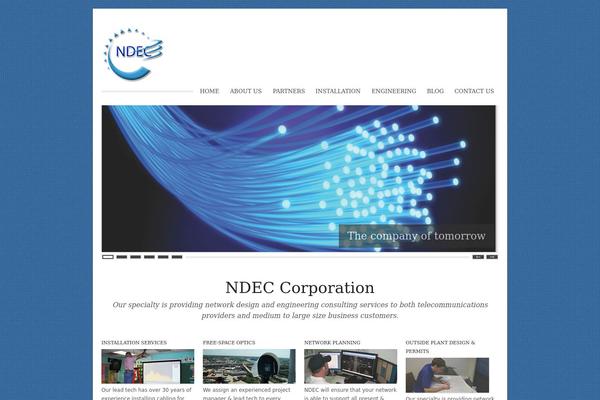 Caliber theme site design template sample