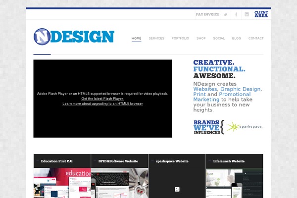 ndesignweb.com site used NDesign