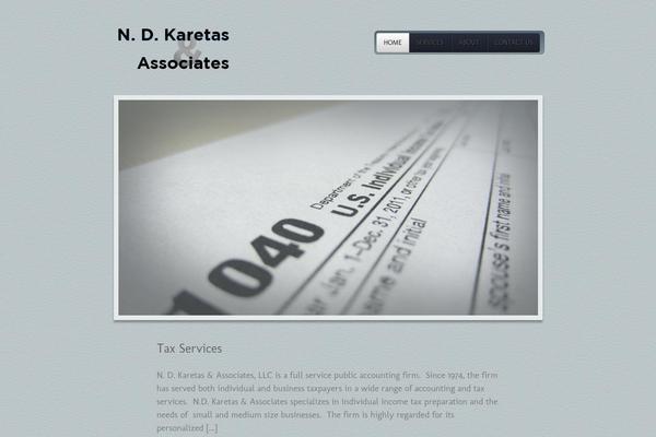 Büro theme site design template sample
